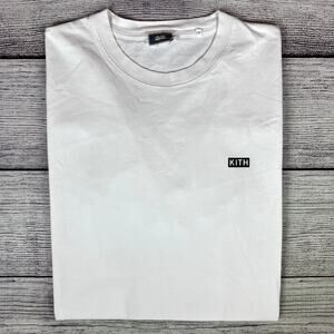 Kith White Essential Chest Logo T-shirt